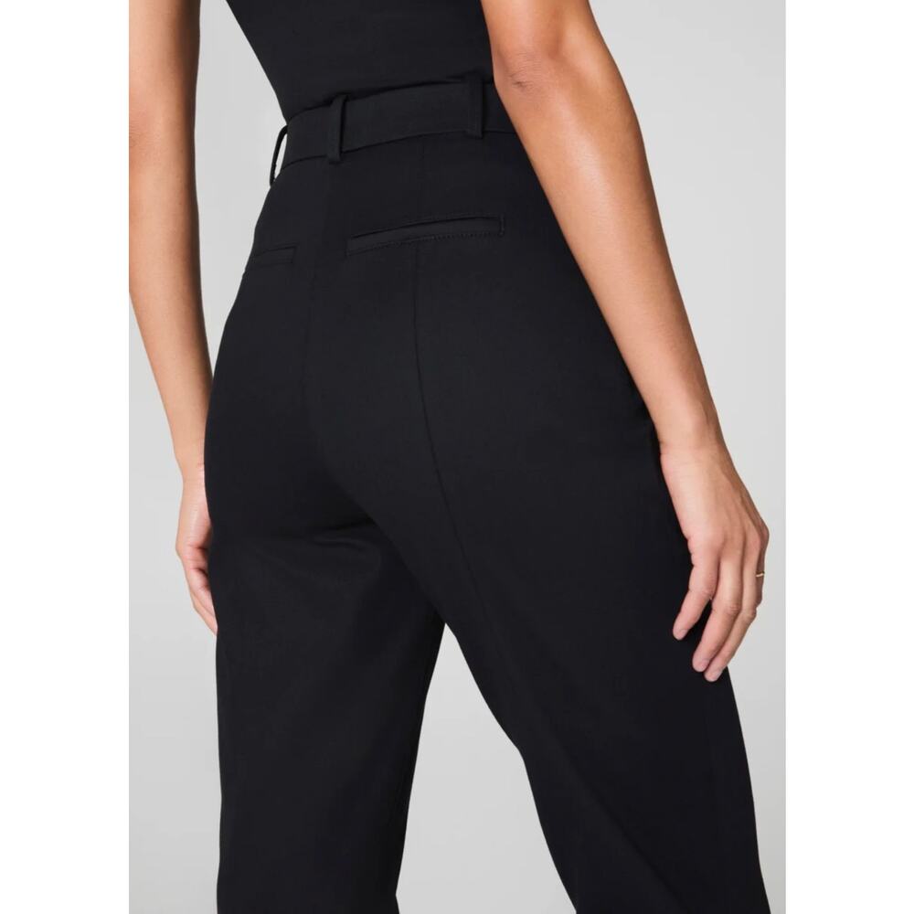 Spanx Supersmooth Stretch Twill Slim Straight Pant Size S Black DRM - Picture 3 of 10